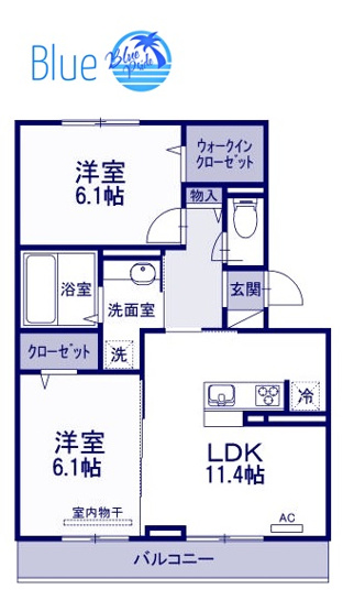 【間取り】 | Regulus C棟