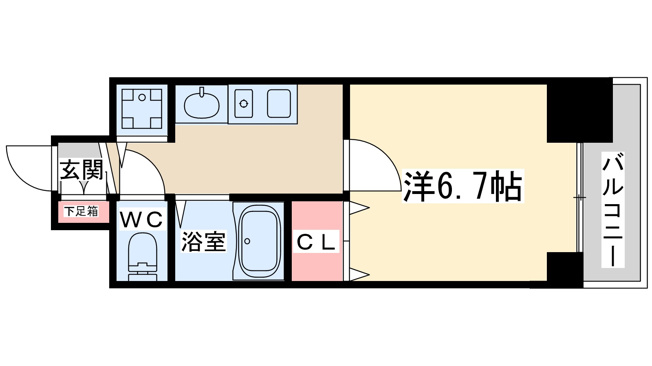【間取り】 | ライジングコート梅田サンライズ