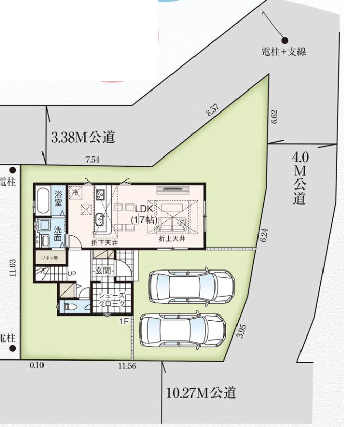 【仲介手数料無料】狭山市広瀬東１５期全１棟　狭山市の不動産なら西武ハウジングの区画図