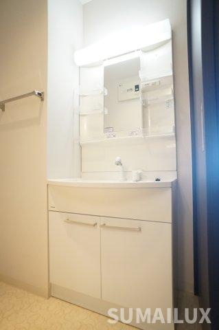 熊本市中央区琴平２丁目の賃貸マンションの独立洗面台