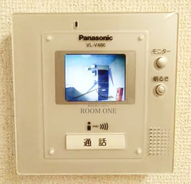 ルミエール　Aのセキュリティ|モニター付きインターホンです。
