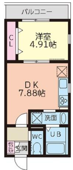 ブランノワール鴫野の間取り