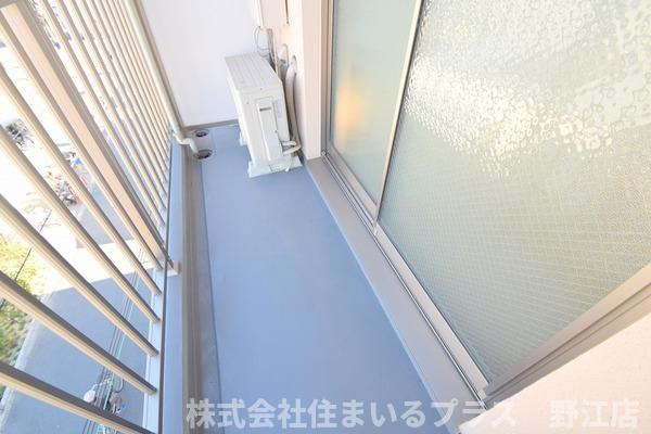 ルミエール鶴見緑地のバルコニー