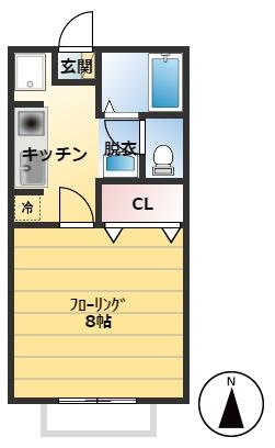 細井ハイツⅠの間取り
