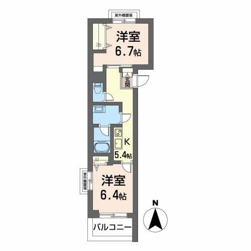 【間取り】 | シャーメゾン鹿田本町