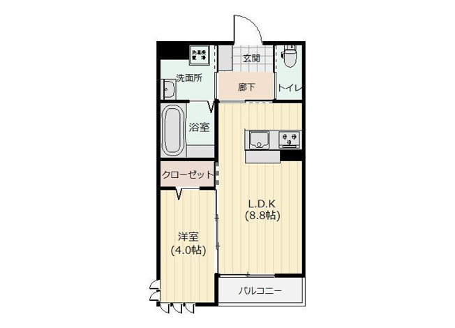 【間取り】 | Rian伊福町