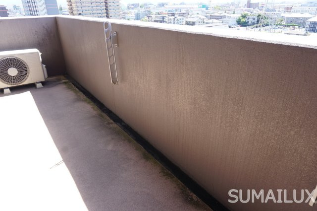 熊本市中央区世安１丁目の賃貸マンションのバルコニー