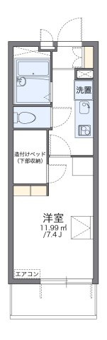 レオパレス新座サンハイツの間取り|代表的な間取のため実際の間取とは異なる場合があります