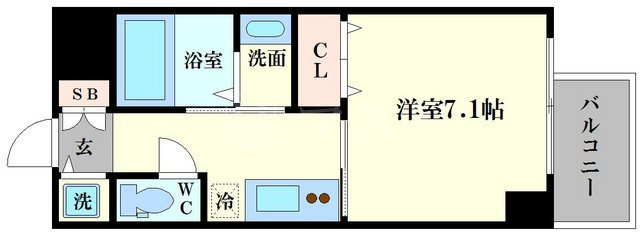 アール大阪グランデの間取り