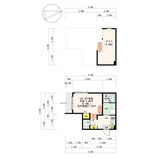 【間取り】 | K's Garden 吹上Ⅱ