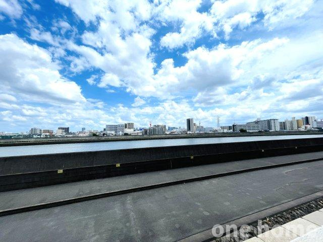 キングマンション千船弐番館の展望|◆バルコニーからの眺望です！3階部分ですがリバーサイドのため、開放感のある眺望です！
◆【onehome売主・直売物件】当社→お客様の関係でご内覧～商談までスムーズです!!