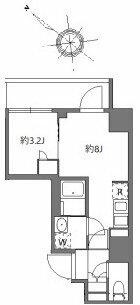 横浜市中区福富町西通の賃貸マンションの間取り