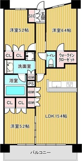 パークホームズLaLa名古屋みなとアクルスの間取り