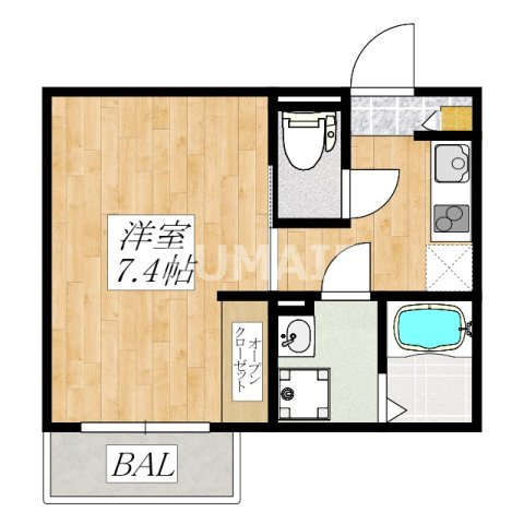 カインドネス北浦和の間取り|間取りです。