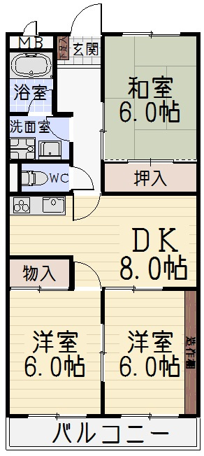 ビバリーヒルズの間取り