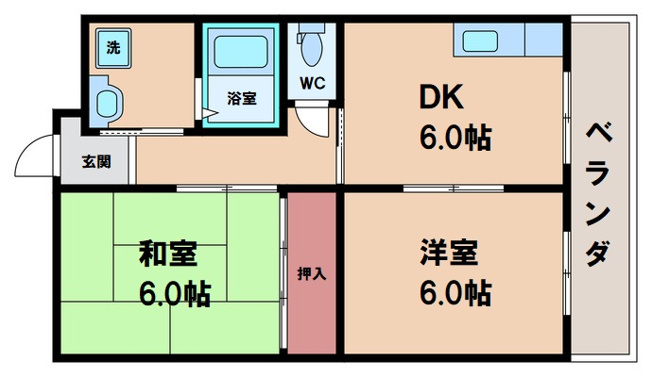 【間取り】 | ファミーユ勝山
