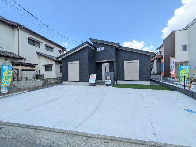土浦市中村南　新築戸建て　1号棟の外観