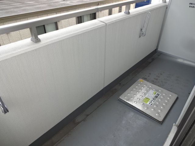 プラシードテラス森下のバルコニー