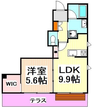 ミラコロエッフェの間取り|間取りです。