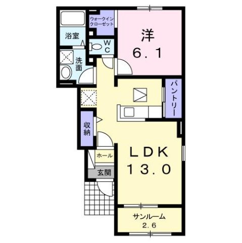 【間取り】 | エリシオンＢ