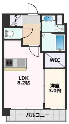 【間取り】 | Luxe新大阪Ⅵ