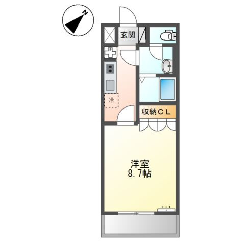 【間取り】 | オーガスタＣ