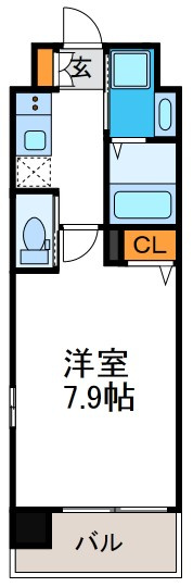 リヴィアス難波ルノンの間取り