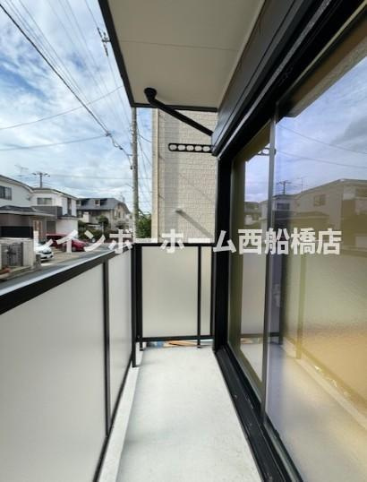 ベルシャンテ新松戸のバルコニー