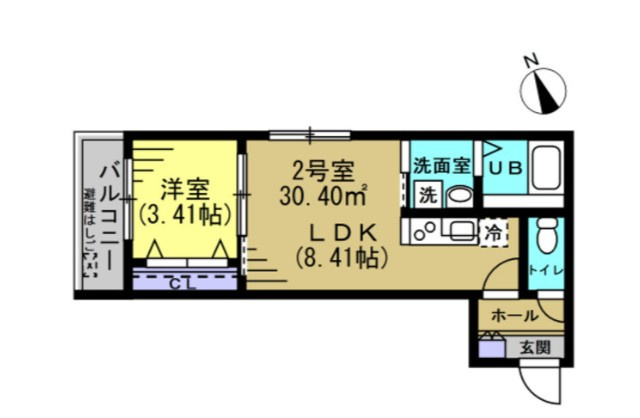 ベルシャンテ新松戸の間取り