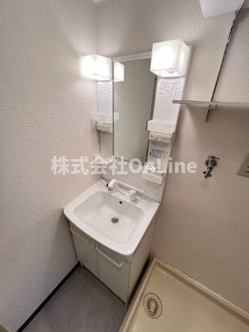 東大阪市今米２丁目の賃貸マンションの独立洗面台