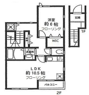 【間取り】 | パーシモンコート | 間取りです。