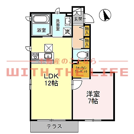 HEARTY'S　ENT（ハーティーズエント）【キャッシュバック対象物件】の間取り