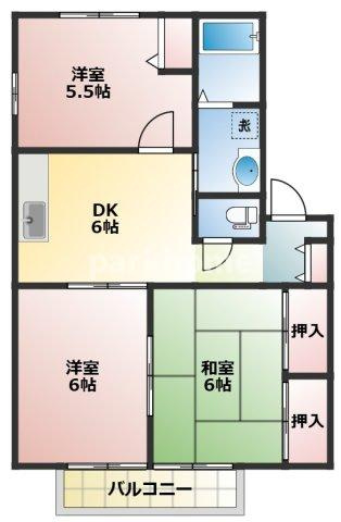 ルピナスKの間取り