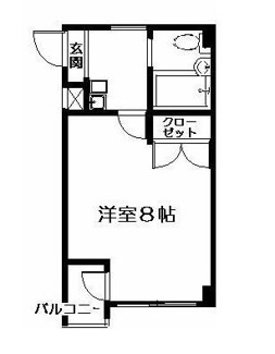 【間取り】 | セントラルマンション笹塚 | 間取りです。
