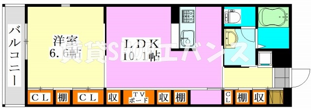 【間取り】 | リブリ・クレッセント宮本