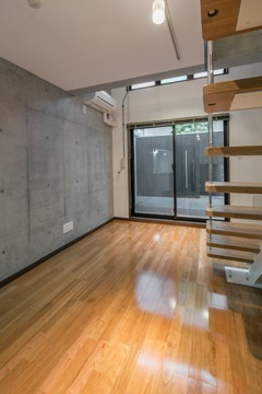 可染館の居間・リビング