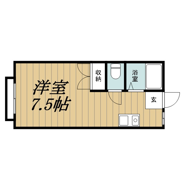 【間取り】 | ちはら台ハイツ　F棟