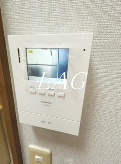 【セキュリティ】 | アイアン南大井 | モニター付きインターホンです。