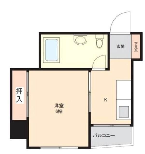 下谷サニーハイツの間取り|間取りです。