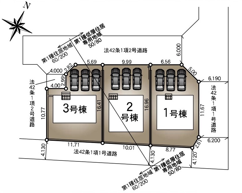 塩尻市塩尻町第11の区画図