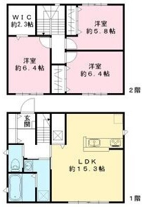 Ｂｏｓｃｏ Ｇａｒｄｅｎ東名西Ｂの間取り