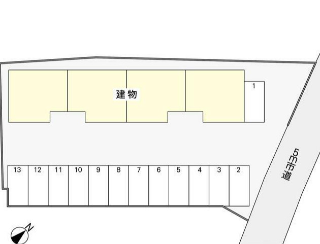 ホワイトステージSUYAの区画図