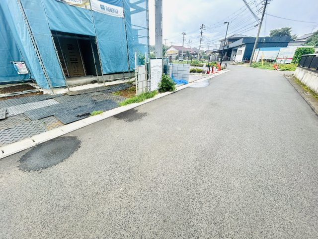 千葉市稲毛区萩台町の前面道路含む現地写真|8月16日撮影
