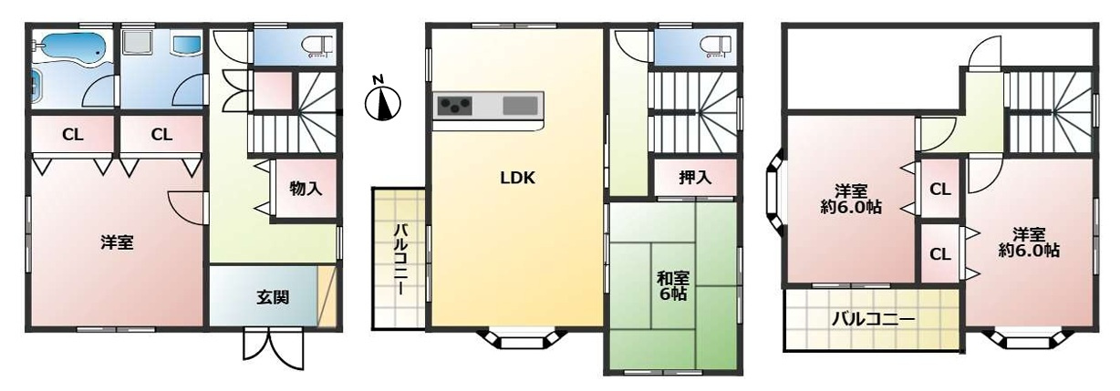 吹田市五月が丘南　一戸建ての画像
