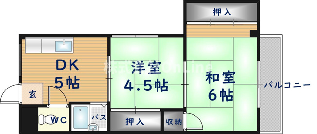 【間取り】 | コーポ村井
