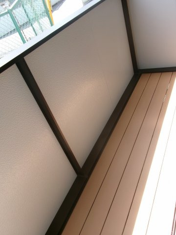 Dーroom天が岡のバルコニー