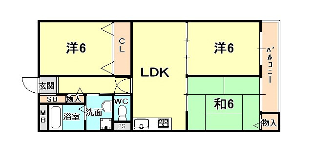 アネックス大森の間取り