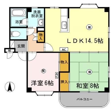 サン・モデストの間取り