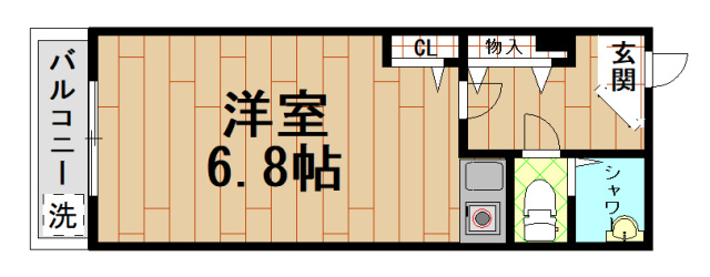 HESTA近大前の間取り
