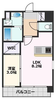 【間取り】 | Luxe新大阪Ⅵ